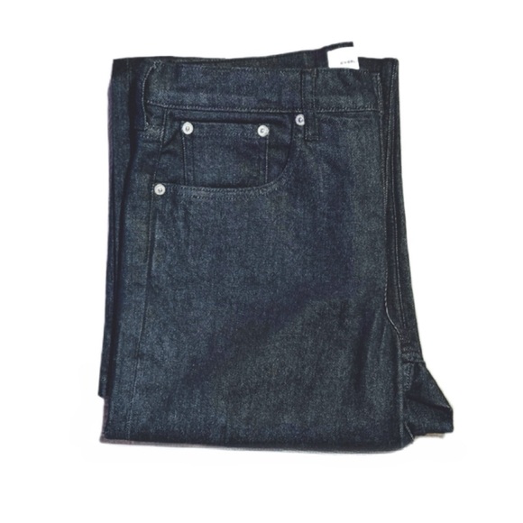 NWT! EVERLANE Column Jean in Pure Blue w a Wide Straight Leg, size 28 - Picture 5 of 10